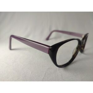 Vera‎ Wang V071 TO Tortoise Purple Cat Eye Eyeglass Frames Women's 54-16-135